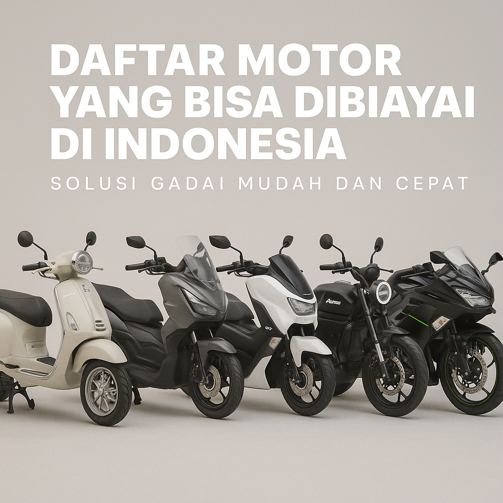 Motor Apa Saja yang Bisa Dibiayai? Ini Daftar Lengkapnya!